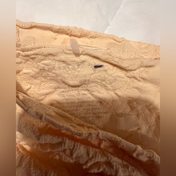 Free People Floral Frills Knotted Bandeau in Peach Size XS/S NWOT - Picture 4 of 5